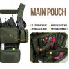 VISMIX Tactical Chest Rig, Adjustable&Detachable Molle Chest Rigs with Mag Pouch view 3