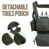 VISMIX Tactical Chest Rig, Adjustable&Detachable Molle Chest Rigs with Mag Pouch view 4