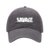 L8502-LXYB Men's Baseball Caps Savage Printed Washed Cotton Dad Hat Baseball Caps (Grey,7 5/8) view 1