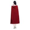 Ylucky Christmas Cloak Halloween Costume Xmas Mrs Santa Claus Cloak Velvet Hooded Robe Red Cape view 4