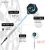 CareGames Soft Darts Set 12Packs with 4 Colors Plastic Shafts,Extra Flights,Points and Flight Protectors view 3