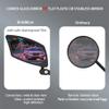 BriskMore Bike Handlebar Mirrors 1 Pair, HighDefinition Convex Scratch Resistant Glass Lens,Safe Rearview Bicycle Mirrors(Right And Left Side) BT-016 view 4