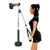DKULMN Punching Bag Hangers, Heavy Duty Wall Bracket Punch Bag Frame Cable Pulley System Bracket Attachments for Home Gym Muay view 4