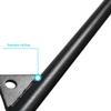 DKULMN Home Gyms LAT bar attachments,T Bar Row Multi-Grip Handle Bar Attachment with Rubber Grip (2 Packs),Home Gym Cable Weight Accessories view 4