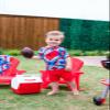 Birdie Bean Boy's Short Sleeve T-Shirt and Shorts Outfit Set - Maverick (Patriotic Tie Dye), 12-18 Months view 4
