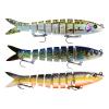 Fishing Lures Multi Jointed Fish Fishing Kits, Slow Sinking Lifelike Swimbaits Crankbaits Hard Baits Lure Set, Fishing Gear for Bass Trout Pike Walleye, Freshwater Saltwater Predator Bait view 1