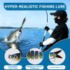 Fishing Lures Multi Jointed Fish Fishing Kits, Slow Sinking Lifelike Swimbaits Crankbaits Hard Baits Lure Set, Fishing Gear for Bass Trout Pike Walleye, Freshwater Saltwater Predator Bait view 2