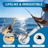 Fishing Lures Multi Jointed Fish Fishing Kits, Slow Sinking Lifelike Swimbaits Crankbaits Hard Baits Lure Set, Fishing Gear for Bass Trout Pike Walleye, Freshwater Saltwater Predator Bait view 4