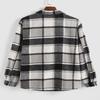 ZAFUL Men's Button Down Regular Fit Long Sleeve Plaid Flannel Casual Shirts Dark Gray L view 3
