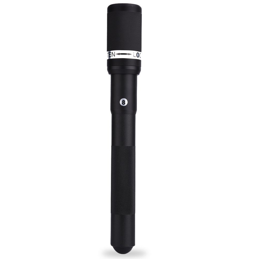 Socobeta Pool Cue Accessories Billiard Pool Cue Extension 12.6inch Cue Extension Aluminium Alloy Cue Extension Metal and Rubber Telescopic Extension(Black)