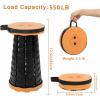 VOLIXOD Foldable Telescoping Stool Portable, Retractable Stool for Adults, Upgraded Collapsible Folding Seats with Load Capacity 550lbs, Camping Stools for Adults view 2