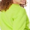 Amazon Essentials Women's Cropped Drop Shoulder Sweatshirt (Available in Plus Size), Lime Green, 5X view 4