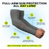 ARMORAY Arm Sleeves for Men - Arm Compression Sleeve - Arm Sleeves for Women - Sleeves to Cover Arms for Women & Men - Sun Sleeves for Golf & Other Outdoor Activities - Tattoo Sleeve Cover view 2