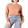 Amazon Essentials Women's Cropped Drop Shoulder Sweatshirt (Available in Plus Size), Light Brown, 4X view 1