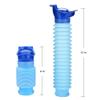 DricRoda Portable Urinal for Men Women, Spill Proof Travel Emergency Urinal Bottle, Leak-Proof Collapsible Urinals, Personal Car Pee Bottle for Camping, Road Trips, Drivers, Seniors, Kids (Blue) view 2
