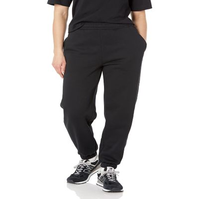 Amazon Essentials Women's Relaxed High Waist Joggers (Available in Plus Size), Black, X-Large