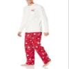 Amazon Essentials Disney | Marvel | Star Wars Men's Flannel Pajama Sleep Sets, Nightmare Valentine - Mens, X-Small view 1