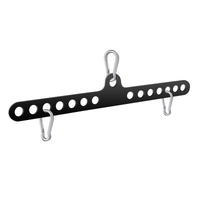 VOHYOV Fitness Home Pulley System Gym Accessories Spreader Bar Multi Grip Wide Lat Pull Down Bar D Handle Cable Bar Rope Attachments Cable Machine for Back Strength Train Functional Trainer Attachment