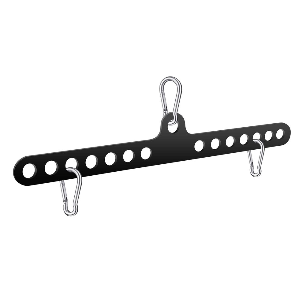 VOHYOV Fitness Home Pulley System Gym Accessories Spreader Bar Multi Grip Wide Lat Pull Down Bar D Handle Cable Bar Rope Attachments Cable Machine for Back Strength Train Functional Trainer Attachment
