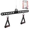 VOHYOV Fitness Home Pulley System Gym Accessories Spreader Bar Multi Grip Wide Lat Pull Down Bar D Handle Cable Bar Rope Attachments Cable Machine for Back Strength Train Functional Trainer Attachment view 2