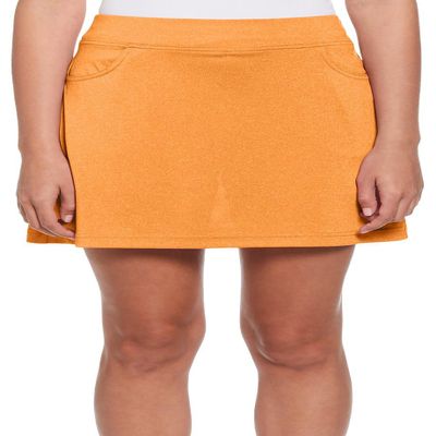 Callaway Women's Womens Heather Skort, Nectarine Htr, Medium