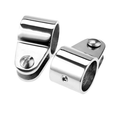 Pair of Bimini Top Jaw Slide , O.D.20/22/25/32mm Marine Stainless Steel 316 Top Jaw Slide Cap Bimini Railing Fitting for Yacht Boat Hardware (20mm 3/4inch)