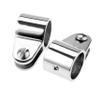 Pair of Bimini Top Jaw Slide , O.D.20/22/25/32mm Marine Stainless Steel 316 Top Jaw Slide Cap Bimini Railing Fitting for Yacht Boat Hardware (20mm 3/4inch) view 1