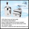 Pair of Bimini Top Jaw Slide , O.D.20/22/25/32mm Marine Stainless Steel 316 Top Jaw Slide Cap Bimini Railing Fitting for Yacht Boat Hardware (20mm 3/4inch) view 3