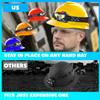 Skywin Hard Hat Light, Headlamp Rechargeable, Lightweight USB, XPG+COB 3 LED 200 Lumen Camping Helmet Light for Adults with Red Light IP44 Waterproof (Hard Hat Not Incl) view 2