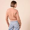 Amazon Essentials Women's Cropped Drop Shoulder Sweatshirt (Available in Plus Size), Light Brown, 6X view 3