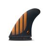 Futures Fins P6 Alpha Thruster Fin Set, Carbon/Orange, Medium view 1