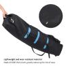 Golf Travel Bag with Wheels, 600D Heavy Duty Travel Cover with Straps Double Zipper, Universal Size Foldable Padded Golf Travel Bag for Airlines Protects Golf view 4