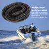 Bilge Pump Hose, Heavy Duty 1-1/8 Inch Dia Bilge Pump Installation Kit, 6.6ft Long Premium Kinkfree Flexible PVC Hose with 2 Stainless Steel Clamps & 1 Through Hull Connector, for Marine view 2
