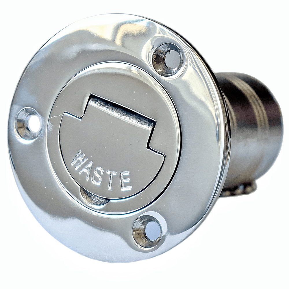 1 Pack Marine Hardware 316 Stainless Steel 1.5"( 38mm )Deck Filler/ Fill Keyless Cap Boat Accessories Yacht (Type: Waste, 38mm 1.5inch)