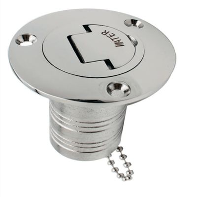 1 Pack Marine Hardware 316 Stainless Steel 1.5"( 38mm )Deck Filler/ Fill Keyless Cap Boat Accessories Yacht (Type: Water, 38mm 1.5inch)