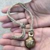 Bear Bell for Hiking, Brass Sleigh Bells, Dog Pet Training, Trail Bell, Brass Keychains (Lotus) view 2