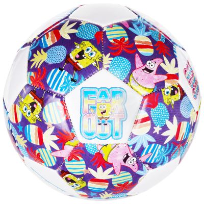 Capelli Sport Spongebob Squarepants Soccer Ball Size 5, Patrick Star and Pineapple Design Officially Licensed Futbol for Boys and Girls Players, Multi