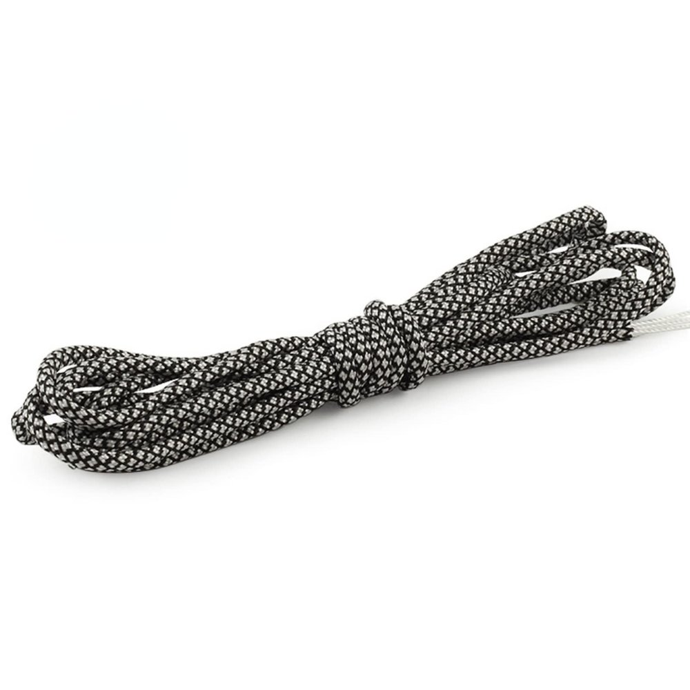 0.15In 3Meters Paracord Beads Decoration Paracord Parachute Cord Lanyard Climbing Camping Rope Hiking Umbrella Rope (3 Meters white)