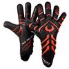 Renegade GK Apex Phoenix 2.0 Professional Strapless Goalie Gloves | 4mm EXT Contact Grip | Black & Red Soccer Goalkeeping Gloves (Size 8, Youth-Adult, Evo Neg. Cut, Level 5.5) view 1