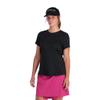 Spyder Womens Arc Graphene Tech S/S Top Hiking Shirt, Black, Small US view 2