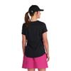 Spyder Womens Arc Graphene Tech S/S Top Hiking Shirt, Black, Small US view 4