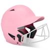 Champro Rise Pro Girls Softball Batting Helmet with Face Guard - Girls Softball Helmets - Bio Fresh/DRI-Gear Moisture Wicking Pad Liner - Pink, Senior view 2