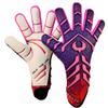Renegade GK Apex Flare 2.0 Professional Strapless Goalie Gloves | 4mm EXT Contact Grip | Blue & Pink Soccer Goalkeeper Gloves (Size 10, Adult, Evo Negative Cut, Level 5.5) view 1