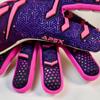 Renegade GK Apex Flare 2.0 Professional Strapless Goalie Gloves | 4mm EXT Contact Grip | Blue & Pink Soccer Goalkeeper Gloves (Size 10, Adult, Evo Negative Cut, Level 5.5) view 2