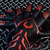 Renegade GK Apex Phoenix 2.0 Professional Strapless Goalie Gloves | 4mm EXT Contact Grip | Black & Red Soccer Goalkeeper Gloves (Size 6, Youth, Junior, Evo Neg. Cut, Level 5.5) view 4