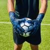 Renegade GK Apex Orion 2.0 Professional Strapless Goalie Gloves | 4mm EXT Contact Grip | Black & Blue Soccer Goalkeeping Gloves (Size 8, Youth-Adult, Evo Neg. Cut, Level 5.5) view 3