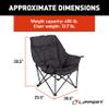 Big Bear Padded Camping Chair with Carry Bag view 2
