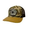 Rig'Em Right Outdoors Old School Camo Mesh Back Hat - Hoof Logo view 1