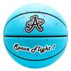 A Plus Collectibles Official Space Flight 1 Leather Game Basketball, Indoor/Outdoor Court, Full Size Kids & Adult Size 7, 29.5" (Neptune Blue) view 1