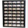 40 Baseball Acrylic Cubes Display Case (Black) view 1
